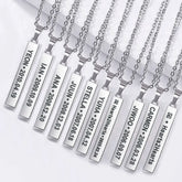 H2H Name Tag Titanium Steel Necklace
