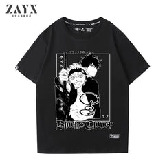 Trendy Anime Cotton Short-sleeved T-shirt