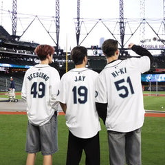 Casual Kpop Name Baseball Jersey Sportswear