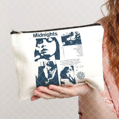 Taylor Album Printed Canvas Cosmetic Bag