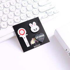 SKZ Three Piece Brooch Hair Band