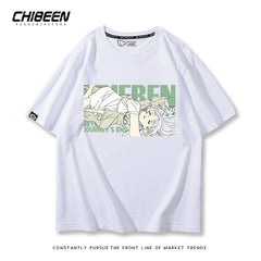 Unisex Anime Cotton Short Sleeve T-Shirt