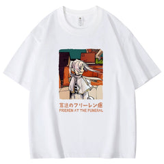Women's Anime Cotton Short-sleeved T-shirt