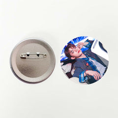 KPOP You Had Me At HELLO Badge Mirror Keychain