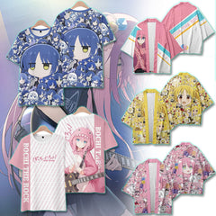Casual Anime Bocchi Cos Kimono Shirt