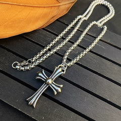 Retro Martin Cross Pendant Necklace