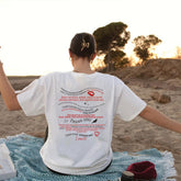 Retro TVD Letter Print Aesthetic T-shirt