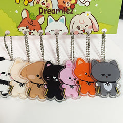 Dreamiez Cartoon Acrylic Keychain 7PCS