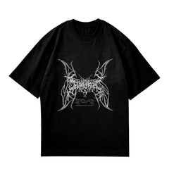 Unisex Kpop Short-sleeved Crew Neck Top