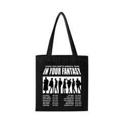 KPOP Album Letter Canvas Tote Bag