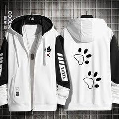 Trendy Vtuber Anime Zipper Cardigan Hoodie