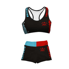 Women's Anime 3d Print Sports Vest Shorts Set