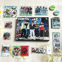 CORTIS GREENGREEN PC Sticker Keyring Gift Box