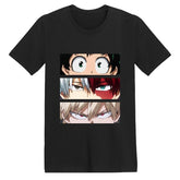 Unisex Anime Pattern Print Short Sleeve T-Shirt