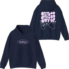 KPOP Letter Printed Pullover Hoodie
