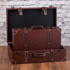 Vintage Anime Cosplay Antique Suitcase