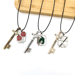 Anime Logo Key Necklace