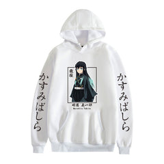 Unisex Anime Print Casual Pullover Hoodie