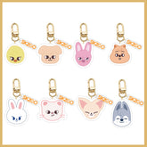 Cartoon KPOP Transparent Acrylic Keychain