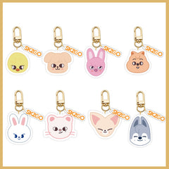 Cartoon KPOP Transparent Acrylic Keychain
