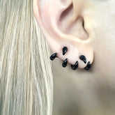 Gothic Hand Bone Halloween Earrings