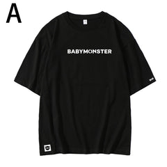 KPOP Concert HELLO MONSTERS Cotton Round Neck T-shirt