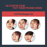 CORTIS PYPD Tour Badge Mirror Keychain