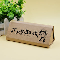 Anime Glasses Folding Pencil Case