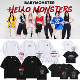Women's KPOP HELLO MONSTERS Short-sleeved T-shirt