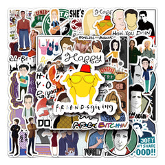 55 Friends Graffiti Waterproof Stickers