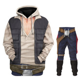 Unisex Trendy Mandalorian COS Hoodie and Pants Co-ords