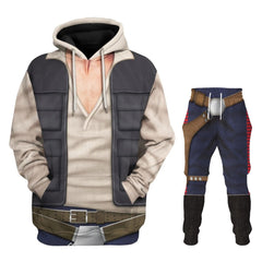 Unisex Trendy Mandalorian COS Hoodie and Pants Co-ords