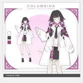 Colombia Cosplay Game Trench Coat Top Outwear