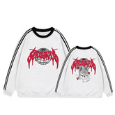 KPOP Cartoon Doll ATE College Crew Neck Sweatshirt