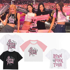 BORN PINK TOUR Crop T-shirt Vest