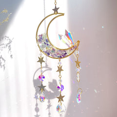 Moon Crystal Sun Catcher / Wind Chimes