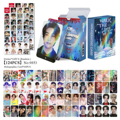 124 PCS KPOP Laser Card Collection