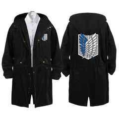Chic Anime Titan Medium Long Windbreaker Jacket