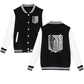 Men's Anime Wings of Freedom Baseball Jacket