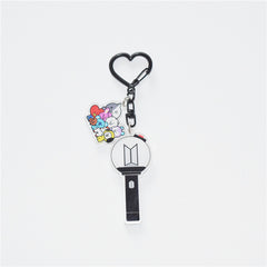 BANGTAN Acrylic Lightstick Keychain
