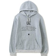 Unisex Casual Be KPOP Long Sleeve Hoodie