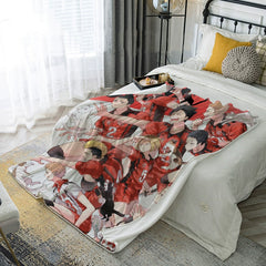 Hinata Anime Pattern Nap Blanket