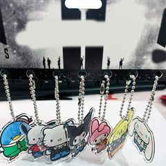 BANGTAN Cartoon Keychain Pendant Set