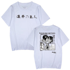 Creative Anime Print Short-sleeved T-Shirt