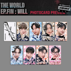 KPOP THE WORLD FIN WILL Photocards