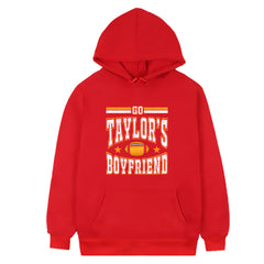Women's Taylor's Boyfriend Print Loose Hoodie