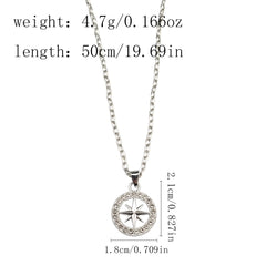 SKZ Compass Pendant Necklace