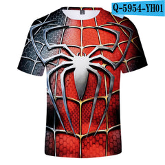 Spider-Man Cosplay 3D Print Short Sleeve T-Shirt