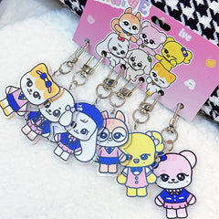 IVE "MINIVE" Acrylic Pendant Keychain Set