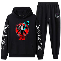 Unisex Anime Graphic Hoodie Pants Suit